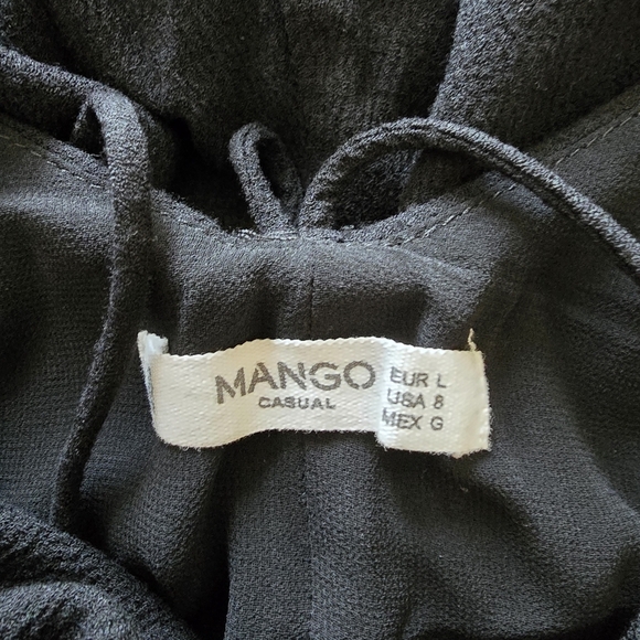 Mango Black Halter Sundress Cocktail - Picture 4 of 7